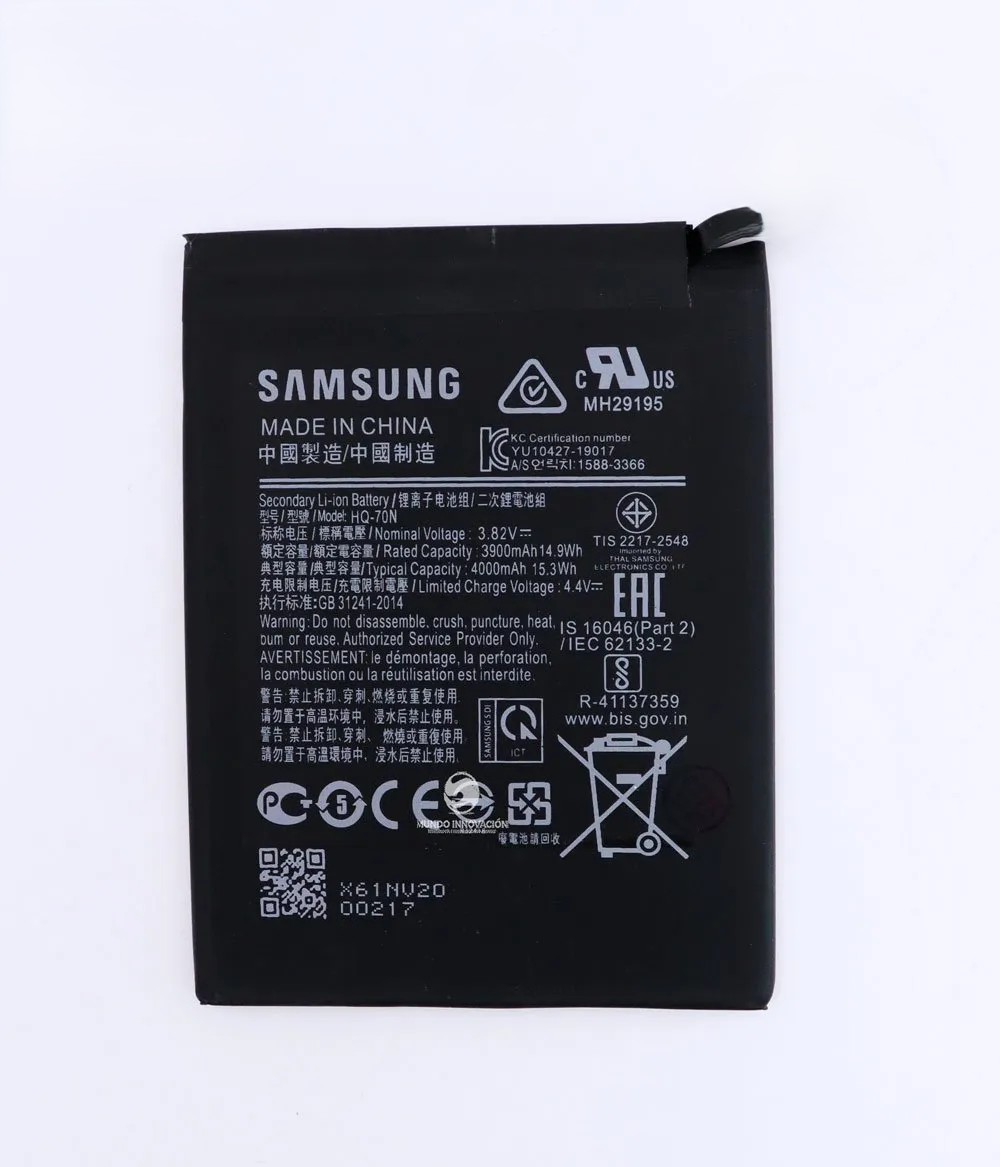Batería Samsung HQ‑70N Repuesto para Galaxy A11 (seminueva, sin flex) - Image 3