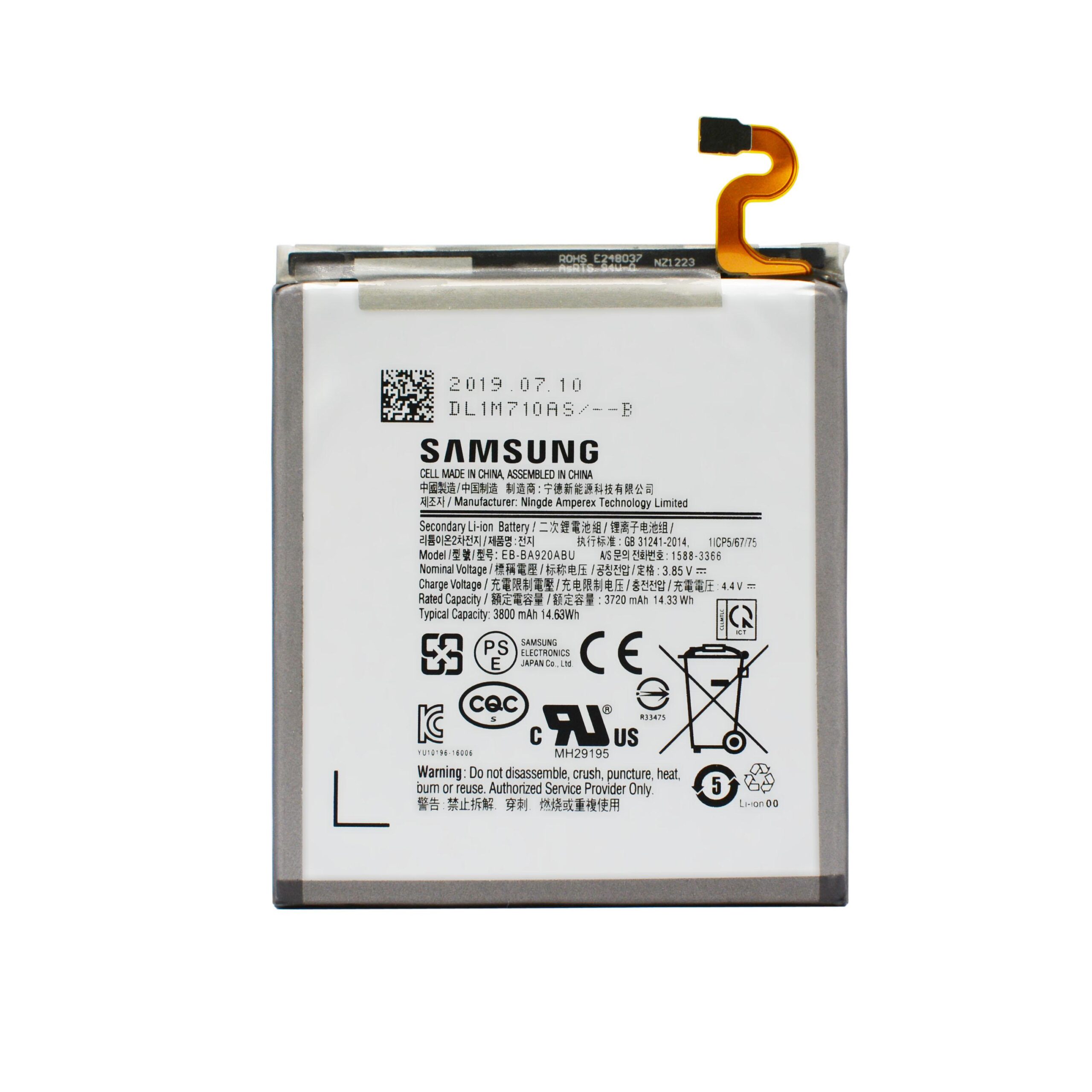 Batería Samsung EB‑BA920ABU Seminueva Sin Flex Compatible Galaxy A9 2018 A9s - Image 3