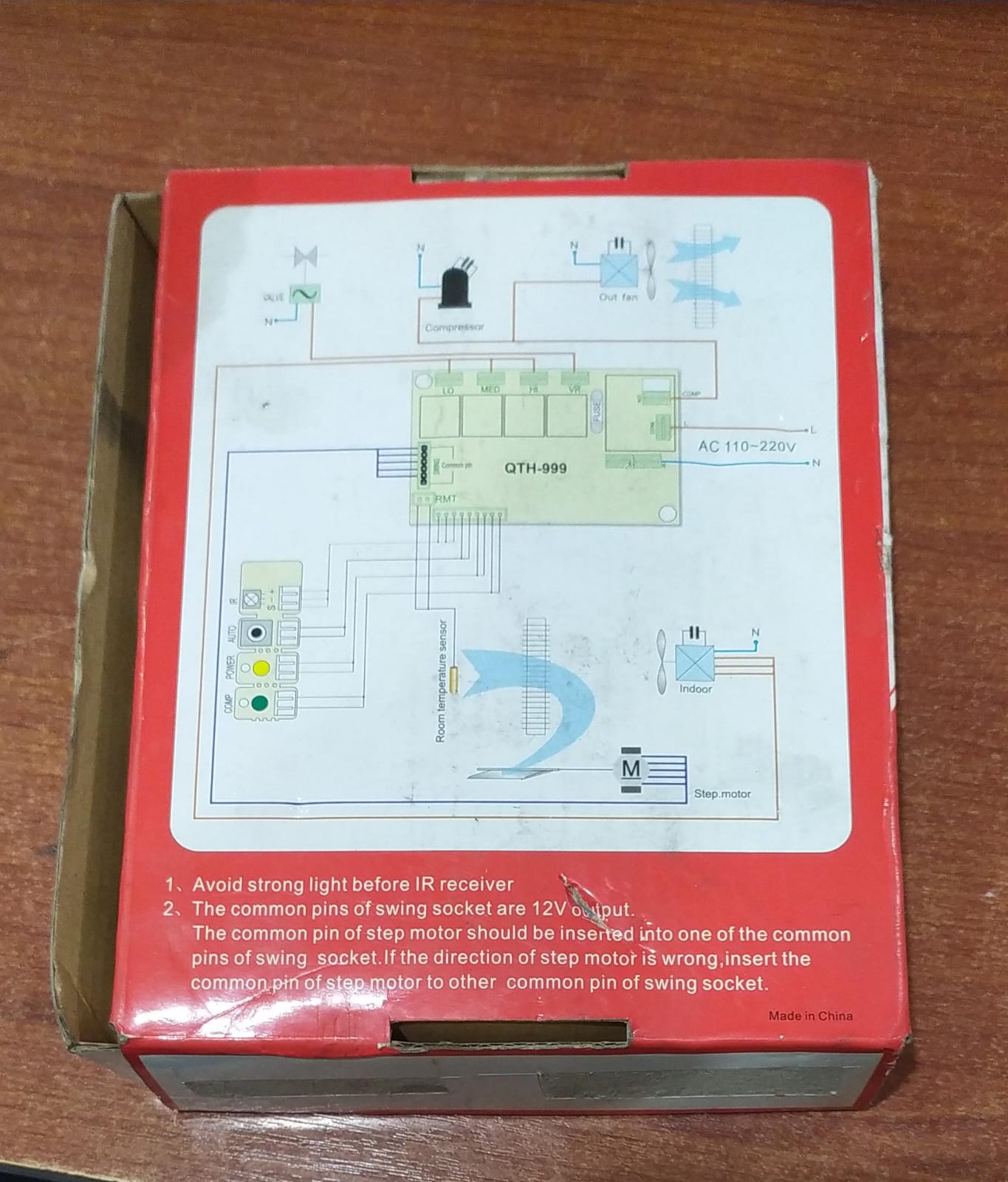 Tarjeta Universal QTH‑999 para Minisplit 110‑220V – Control Remoto Incluido - Image 4