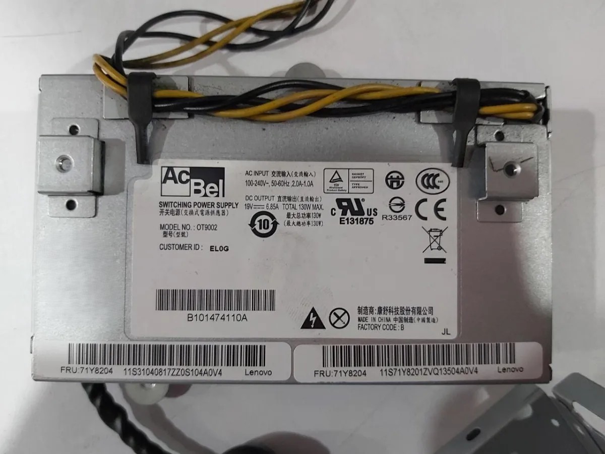 Fuente Conmutada / Switch AcBel OT9002 19V 6.85A Para Equipos Lenovo AIO - Image 2