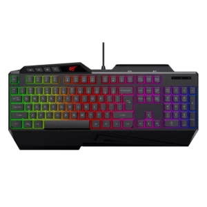 Teclado Gaming Havit KB488L RGB Multicolor – Teclado Seminuevo (Backlit, 104 teclas, Antighosting)