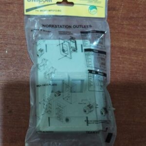 Placa Keystone Unicom MIOP1‑MPU12‑BG Beige – Porta Keystone superficie