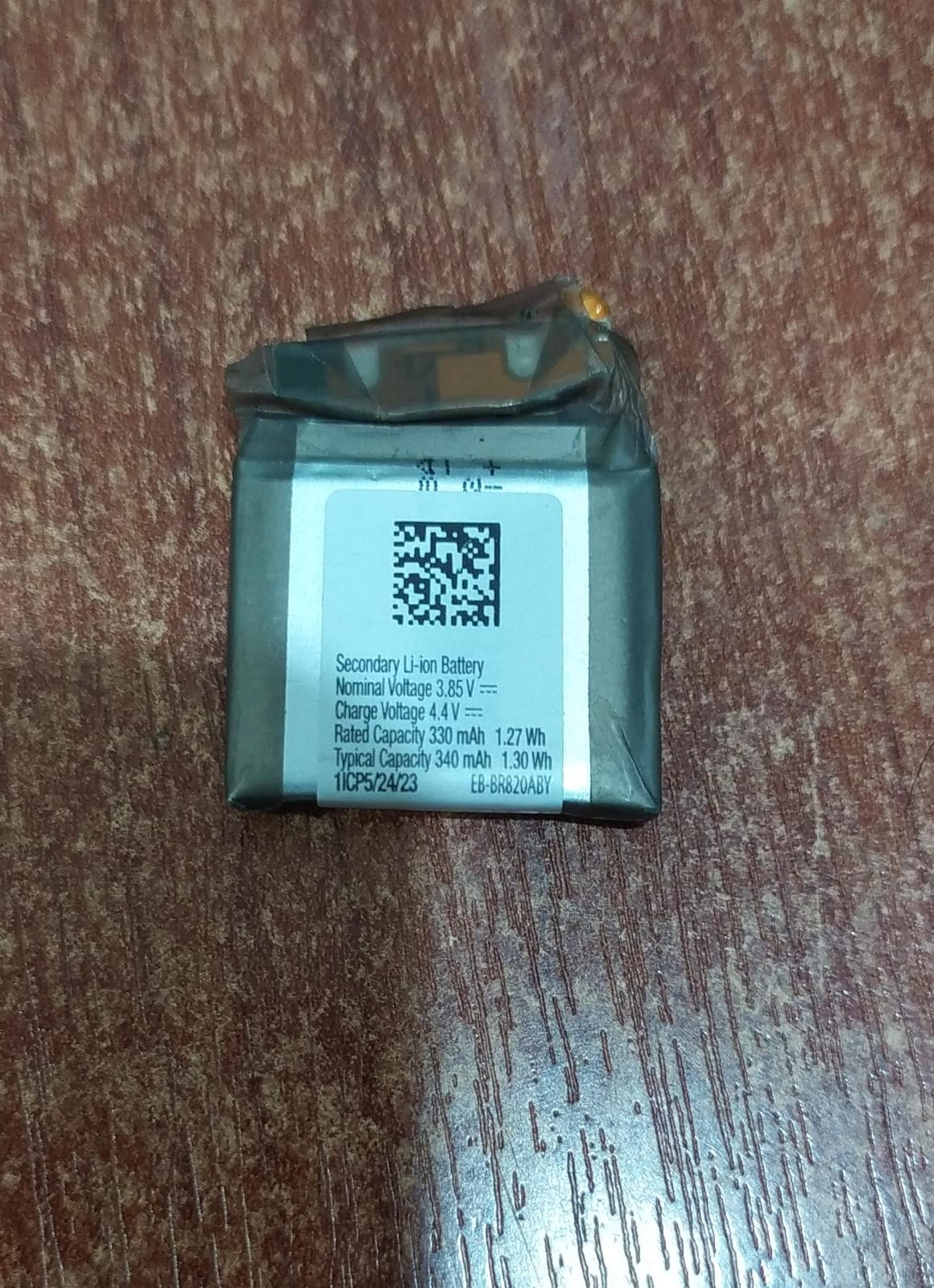 Batería Li‑ion EB‑BR820ABY (330 mAh) – Seminueva para Galaxy Watch Active 2 44 mm