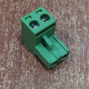 Bloque terminal enchufable 2 polos verde – seminuevo perfecto estado
