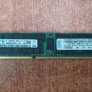 Memoria RAM Samsung M393B2G70AH0‑YH9 16 GB DDR3‑1333 2Rx4 ECC RDIMM PC3L‑10600R — seminueva