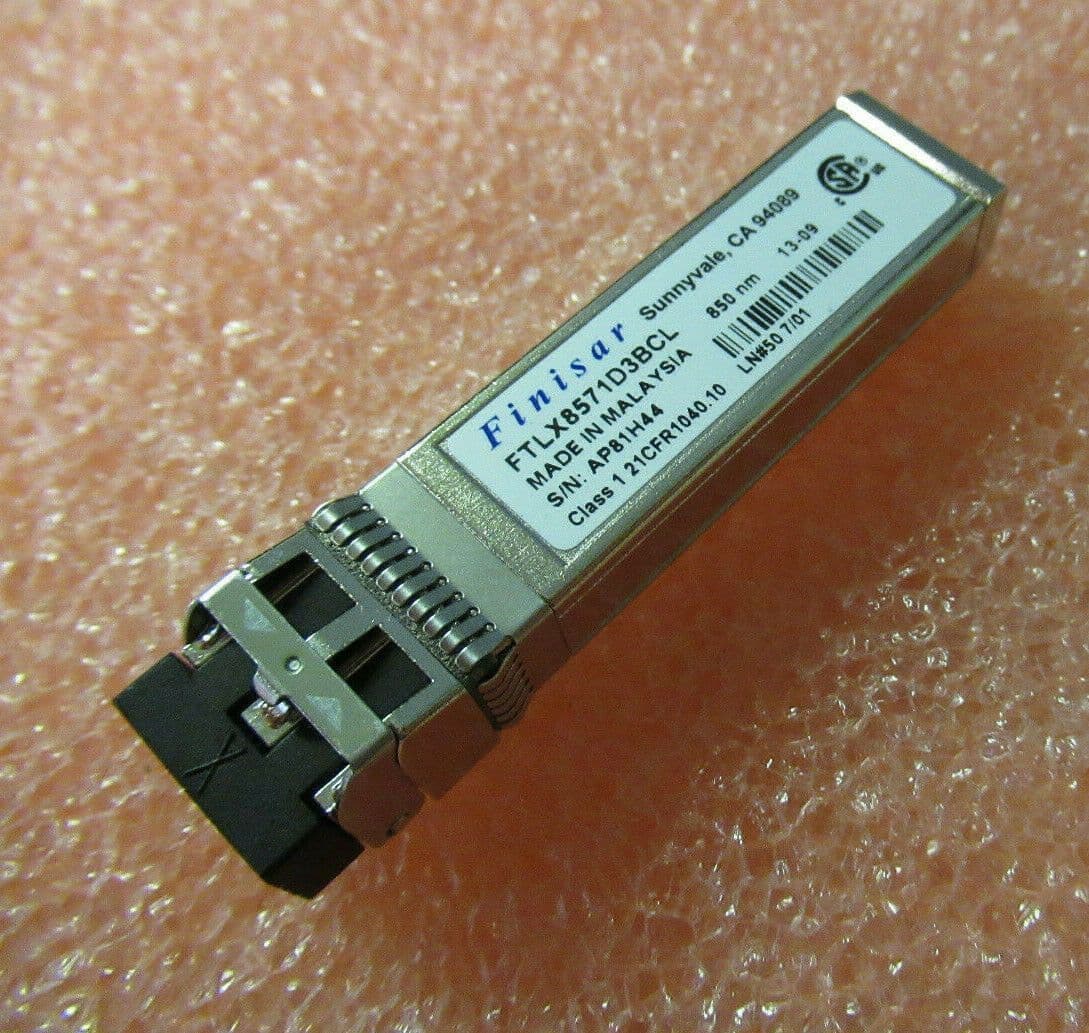(Transceptor Óptico) Finisar FTLX8571D3BCL 10G SFP+ 850 nm – Seminuevo de Alta Calidad