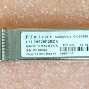 Módulo óptico SFP+ Finisar FTLF8528P2BCV – 850 nm / 300 m / Clase 1 – seminuevo