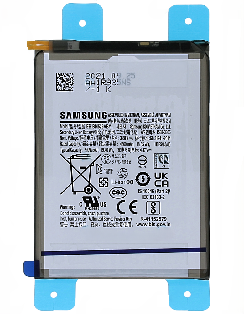 Batería Samsung EB‑BM526ABY 5000 mAh – Compatible Galaxy A23/M52 5G – Seminueva sin flex - Image 3