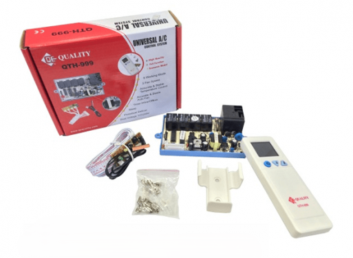 Tarjeta Universal QTH‑999 para Minisplit 110‑220V – Control Remoto Incluido