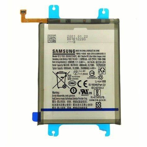 Batería Samsung EB‑BA315ABY Seminueva Galaxy A31 – 4860 mAh, Funcional - Sin Flex - Image 2