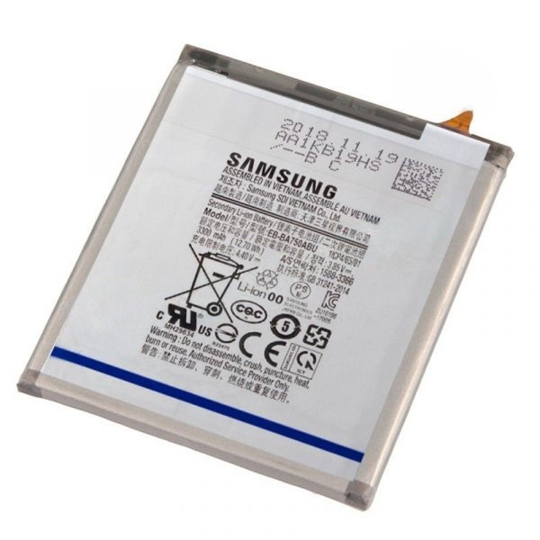 Batería Samsung EB‑BA750ABU 3300 mAh (Original) – Seminueva, SIN flex – Galaxy A10, A7 2018, M10