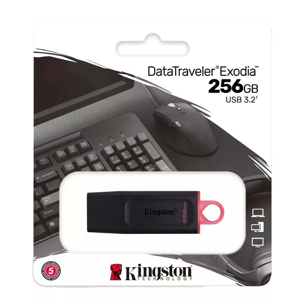 Pendrive Kingston DataTraveler Exodia 256 GB USB 3.2 – Nuevo Sellado - Image 2