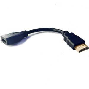 Cable HDMI macho a hembra 20 cm alta velocidad – extensión corta HDMI Macho a Hembra