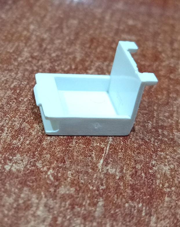 Tapa Ciega Snap-In Nexans N420.655 Blanca Para Paneles de Red