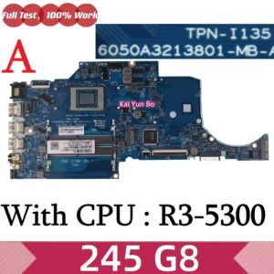 Motherboard HP 6050A3213801 MB A01 Ashmore6ULucienne Ryzen 3 HP 245 G8 / G9 / 14‑DK