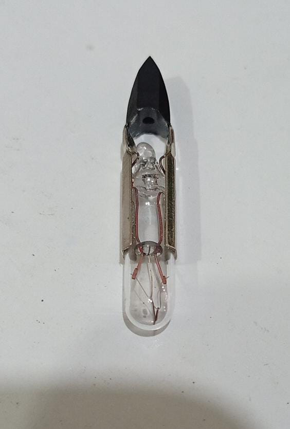 Paquete 3unidades Foco Bulbo T1.5 (Midget Groove) 12 V 40 mA (0,48W) Miniatura para Tablero - Image 4