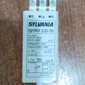 Ignitor SYLVANIA CD‑7H usado para lámparas HPS/MH 70‑400 W 220‑240 V