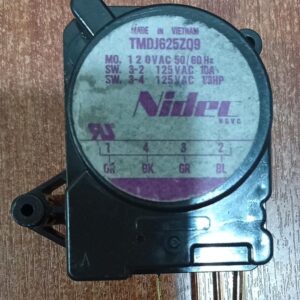 Timer / Reloj de Deshielo Nidec TMDJ625ZQ9 6 h 25 min – 4 terminales – 120 V