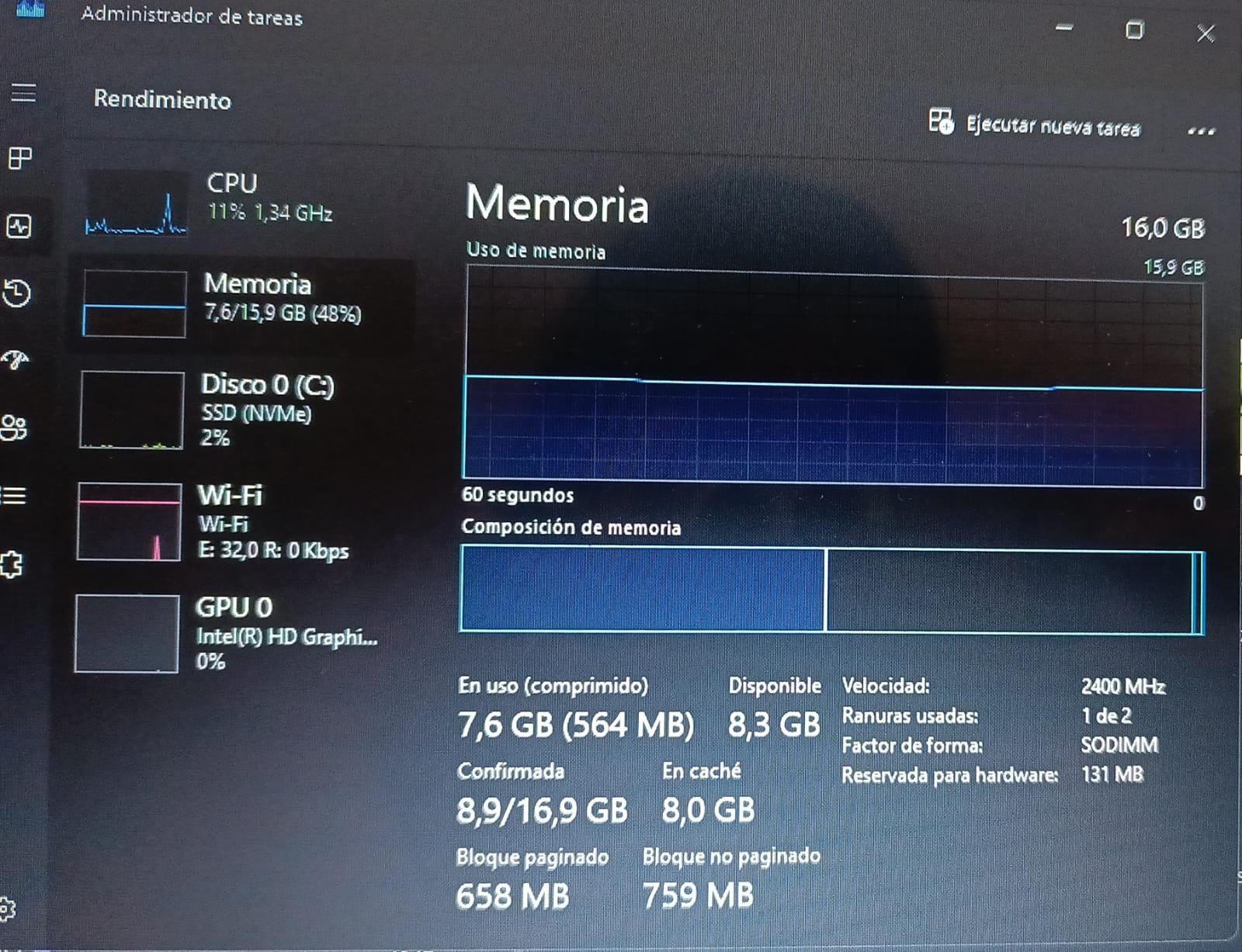 Laptop barata HP i3 7th 16gb RAM 1TB SSD DE USO - Image 4