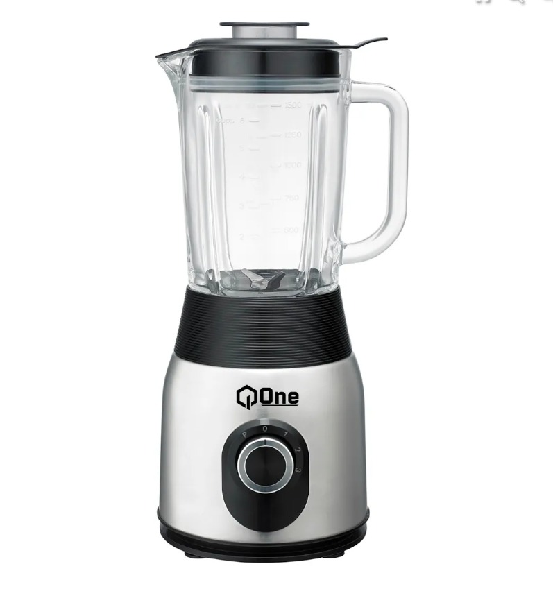 Licuadora Q-One VibeBlend 600W Vaso de Vidrio 1.5L 4 Velocidades - Image 2