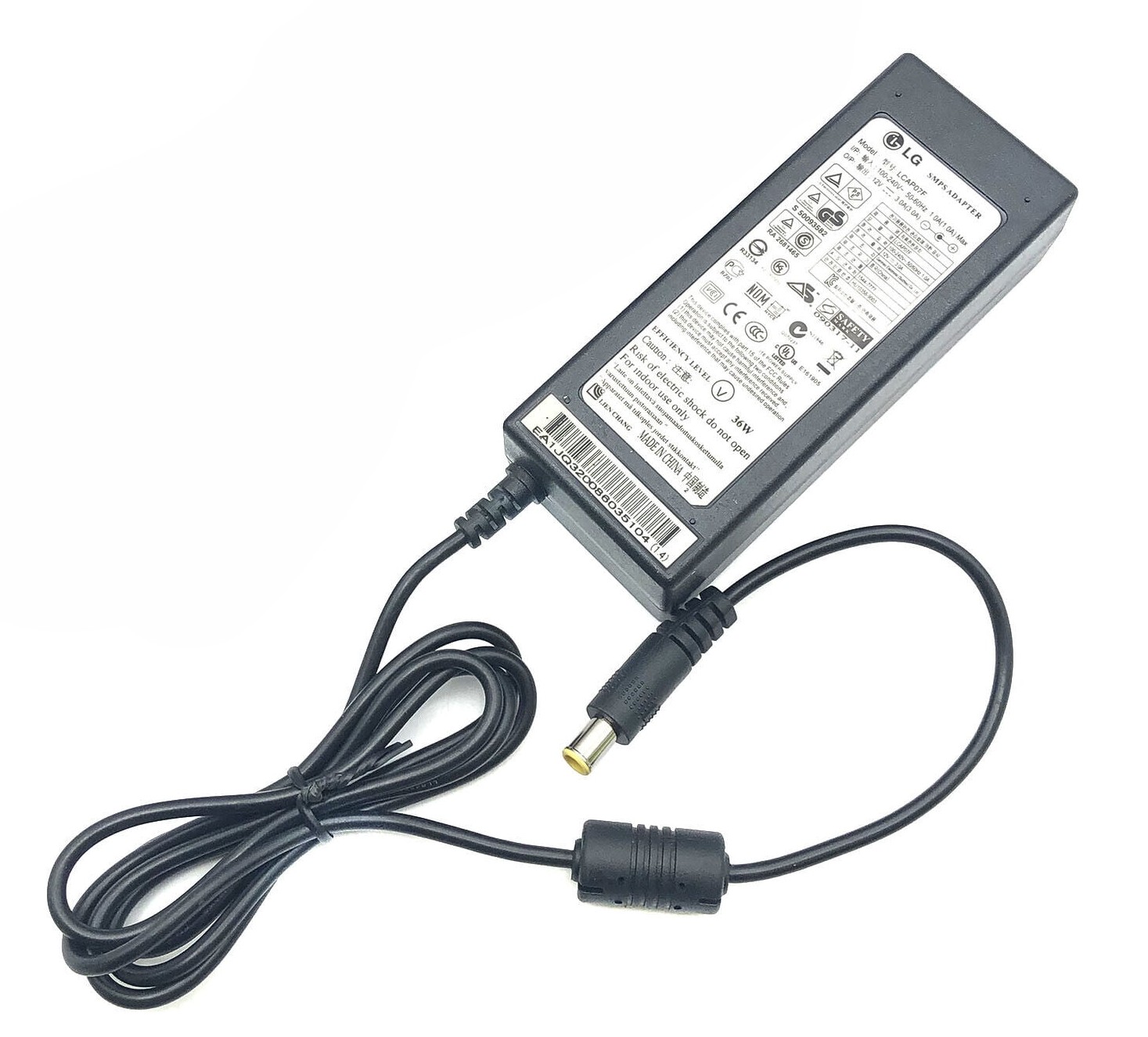 Adaptador LG LCAP07F SMPS 12V 3A – Compatible con Monitores LG