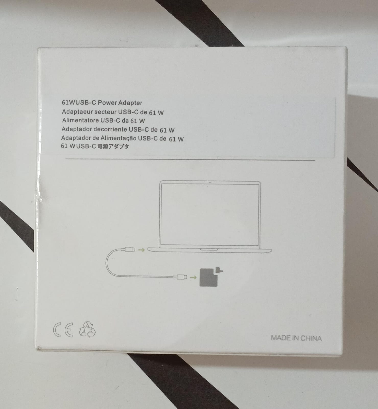 Adaptador de Corriente USB‑C 61W (Original / Alta Calidad) para MacBook y Otros Dispositivos USB‑C - Image 2