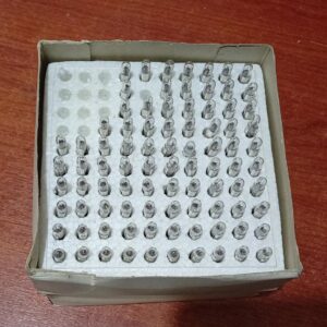 Paquete 3unidades Foco Bulbo T1.5 (Midget Groove) 12 V 40 mA (0,48W) Miniatura para Tablero