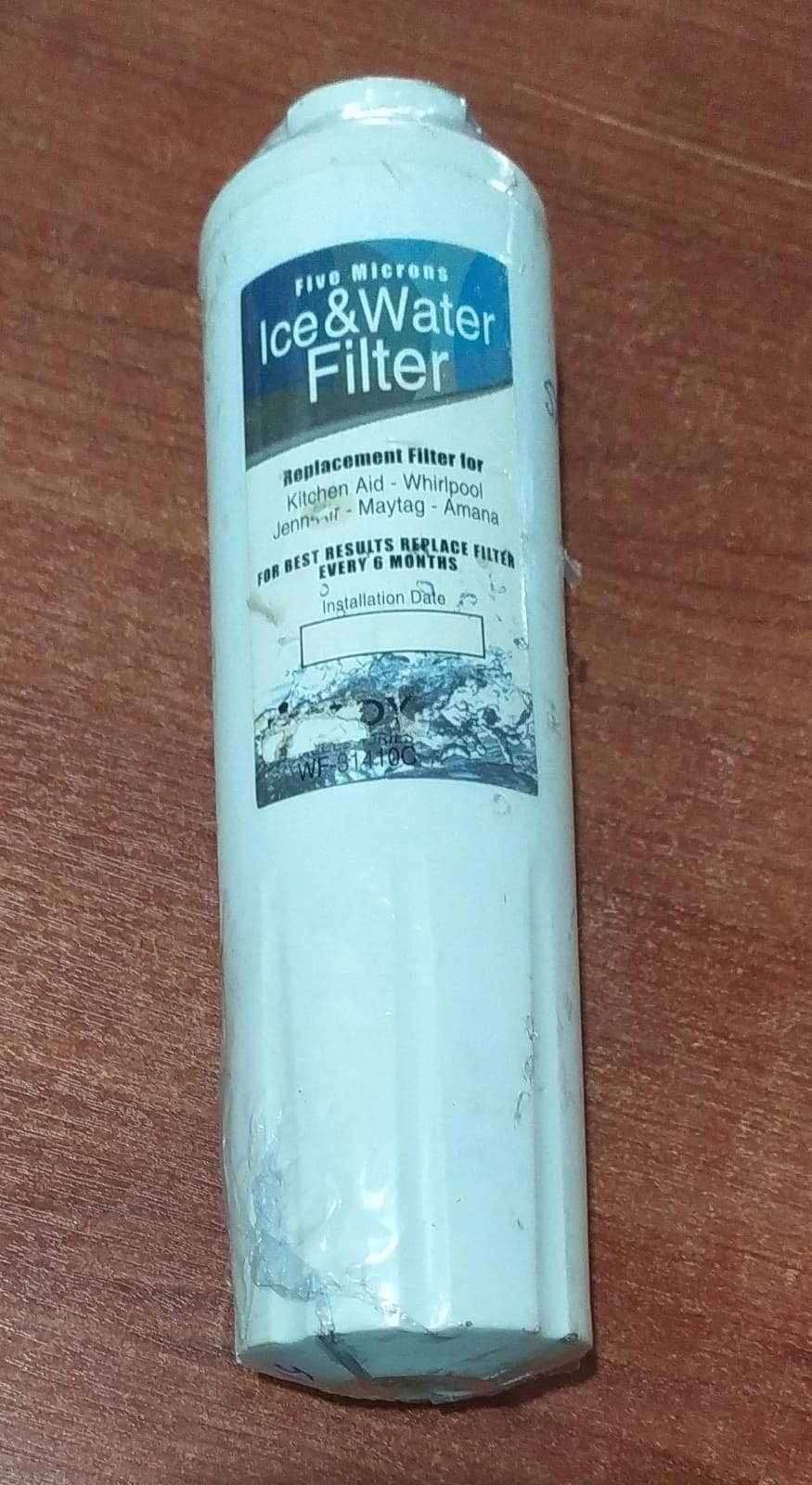 Filtro de Agua y Hielo Five Microns WF-31410C | para KitchenAid, Whirlpool, Maytag – 5 Micrones