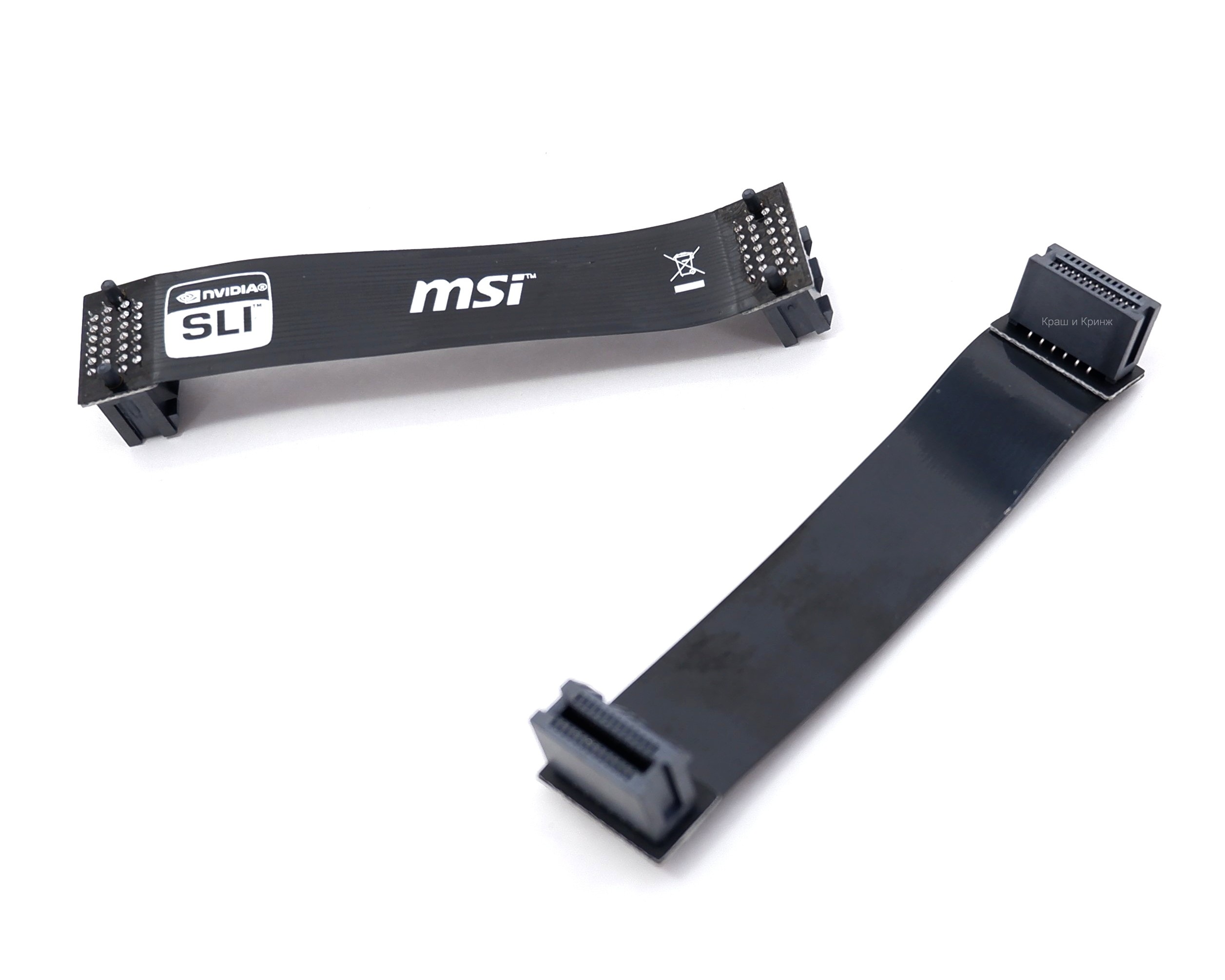 Cable puente SLI 2 WAY MSI K1F‑1026013‑V03 para multi‑GPU