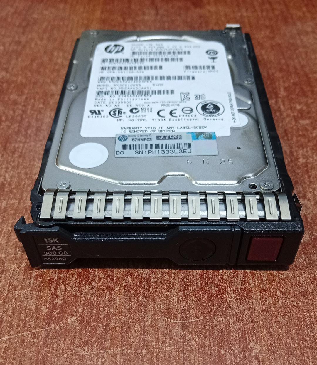 Disco Duro HP 300GB 15K SAS 2.5" EHO300FCBVC MK3001GRRB Servidor – Seminuevo - Image 3