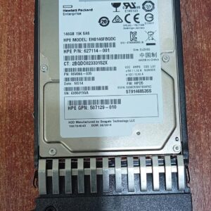 Disco duro HP EH0146FBQDC 146GB 15K RPM SAS 2.5″ – Nuevo