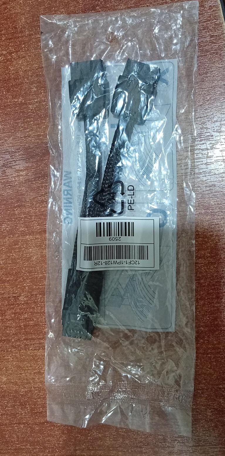 Cable adaptador original NVIDIA 12 pines a 2× 8 pines PCIe GPU (modelo 12CF1-PW28-12R)