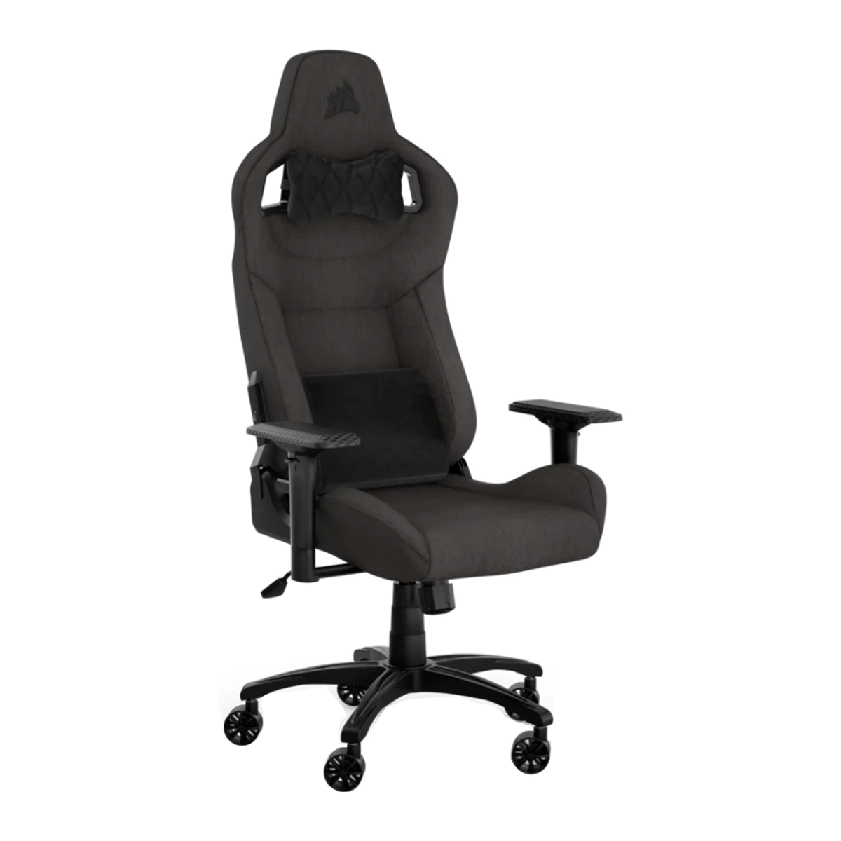 Silla Gamer CORSAIR T3 RUSH Tela Gris/Carbón, Gris/Blanco, Carbón – Reclinable, Ergonómica y Nueva - Image 5