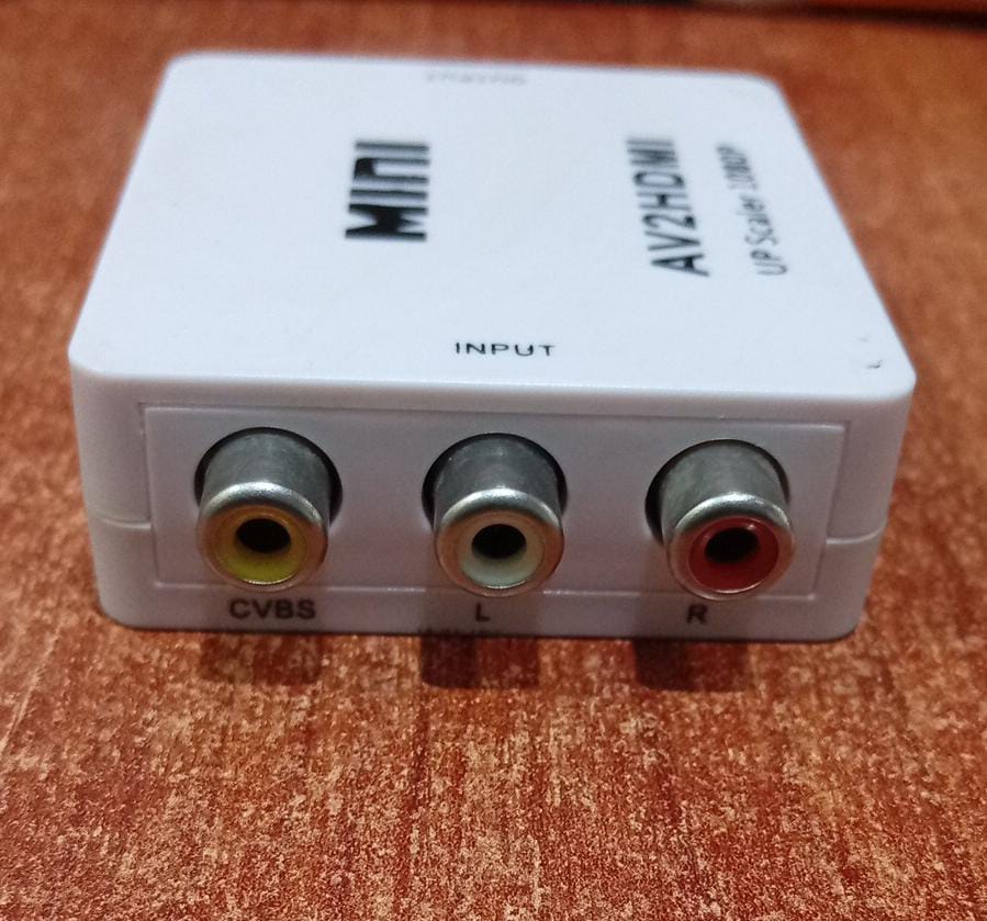 Conversor AV a HDMI Mini AV2HDMI 1080p (Entrada RCA‑AV → Salida HDMI) – usado - Image 3