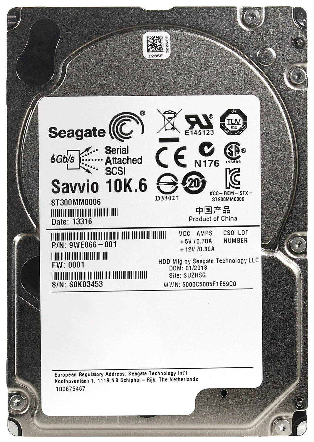 Disco duro 300 GB Seagate ST300MM0006 2.5" SAS 10K RPM 6Gb/s / Nuevo - Image 2