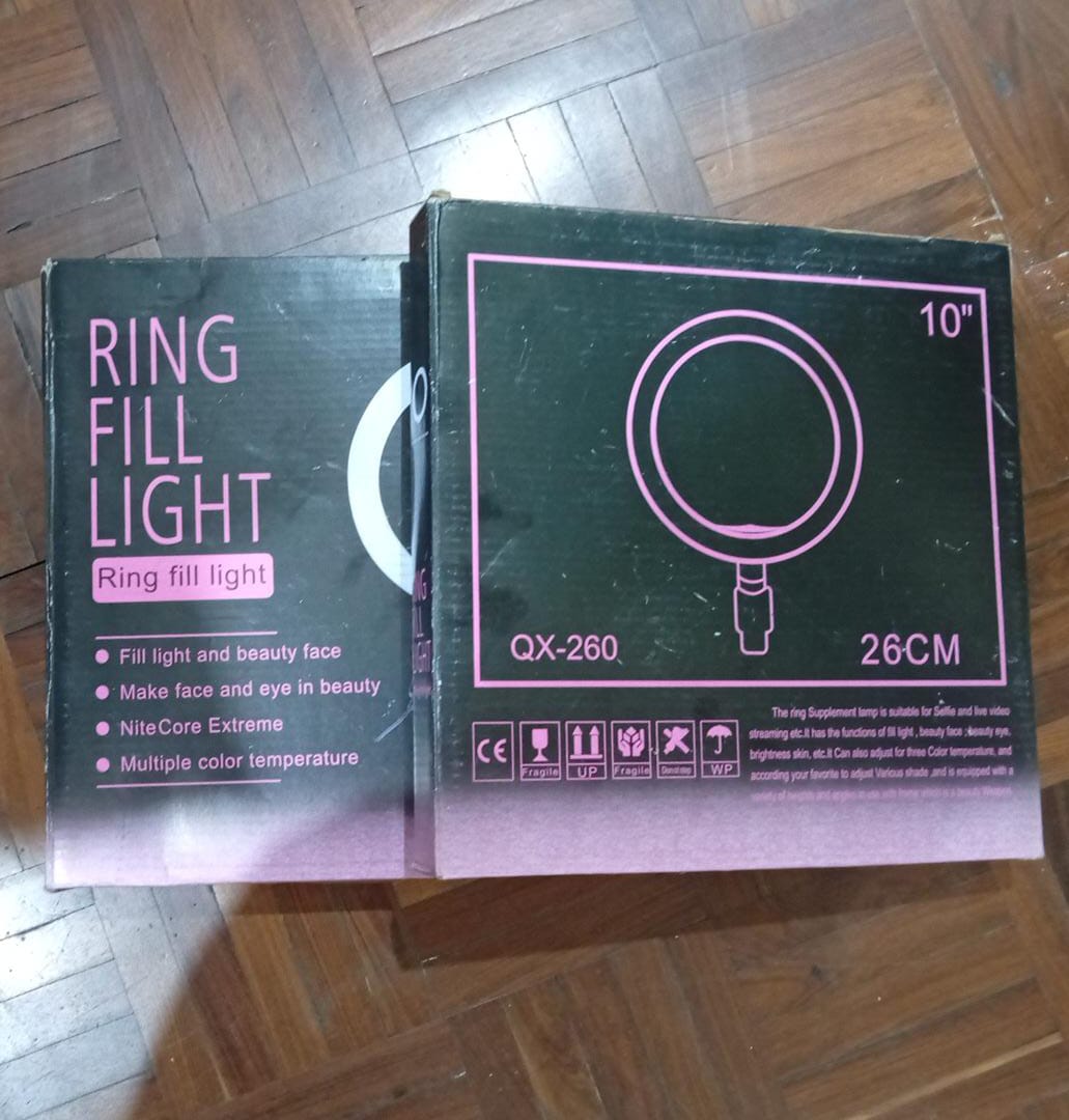 2 Aros de Luz LED QX‑260 26 cm con Soporte para Celular – Nuevo - Image 3