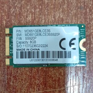 SSD mSATA 8 GB – MD651GE8LCE3S (Unidad interna para laptop/mini PC)