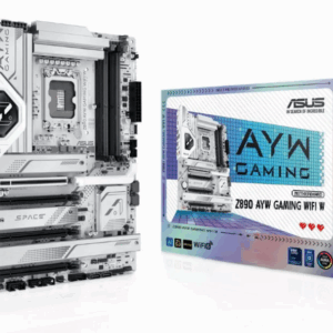 Placa Madre ASUS Z890 AYW Gaming WiFi W – Chipset Intel Z890, DDR5, PCIe 5.0, Wi‑Fi 7 – Open Box