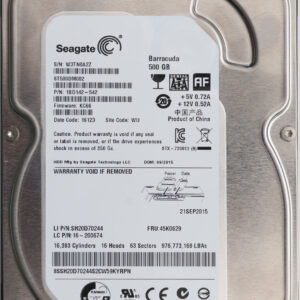 Disco Duro Seagate 500GB 3.5" SATA 7200RPM (ST500DM002 / P/N 1BD142-301) – Usado