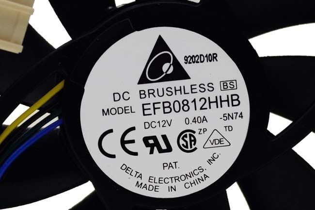 Ventilador Delta Electronics EFB0812HHB 12 V DC 0.40 A – 80×80×15 mm – Seminuevo - Image 2