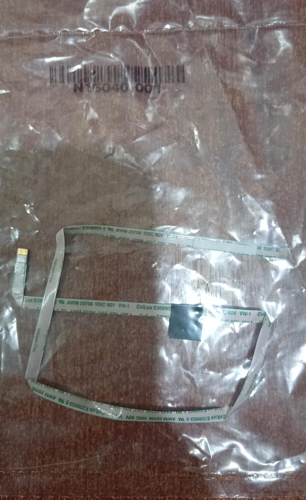 Cable plano Flex CviLux E208903‑5 AWM 20706 105 °C 60 V 24/6 pines para laptop / repuestos