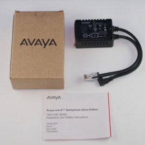 Avaya 1603 PoE Splitter 5V – Adaptador PoE para Teléfono IP 1603 – Nuevo