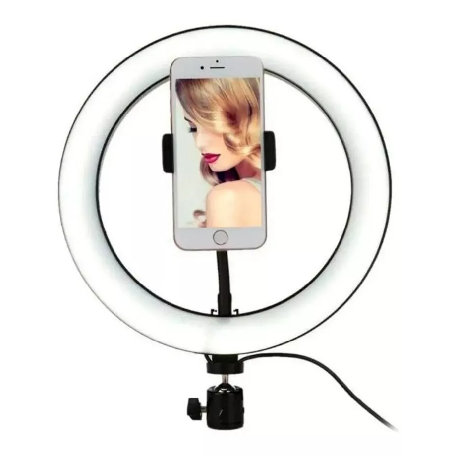 2 Aros de Luz LED QX‑260 26 cm con Soporte para Celular – Nuevo - Image 4