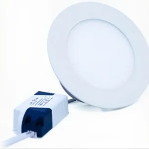 Panel LED Mercury IPL01 3W Redondo Empotrable Luz Blanca 6500K