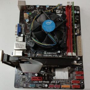 COMBO MOTHERBOARD BIOSTAR H61MLV2 PROCESADOR INTEL CORE I3 2DA GEN VIDEO NVIDIA GT 610 2GB RAM DDR3
