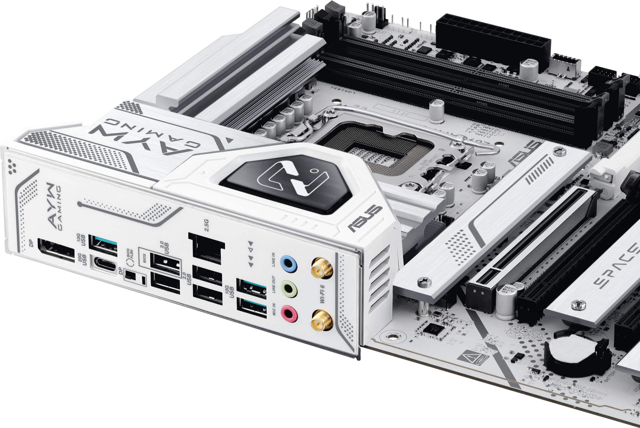 Placa Madre ASUS Z890 AYW Gaming WiFi W – Chipset Intel Z890, DDR5, PCIe 5.0, Wi‑Fi 7 – Open Box - Image 3