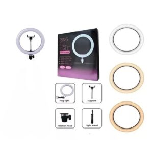 2 Aros de Luz LED QX‑260 26 cm con Soporte para Celular – Nuevo