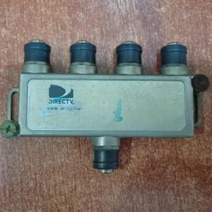 Divisor SWM 4‑Vías Banda Ancha para Señal Satelital – Conector Coaxial
