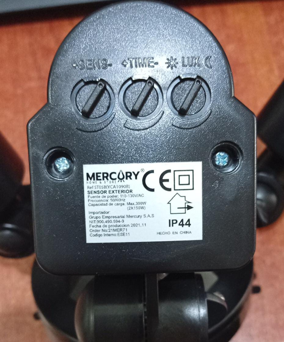 Sensor de Movimiento Exterior Mercury ST05B (YCA1090B) - Seminuevo - Image 3