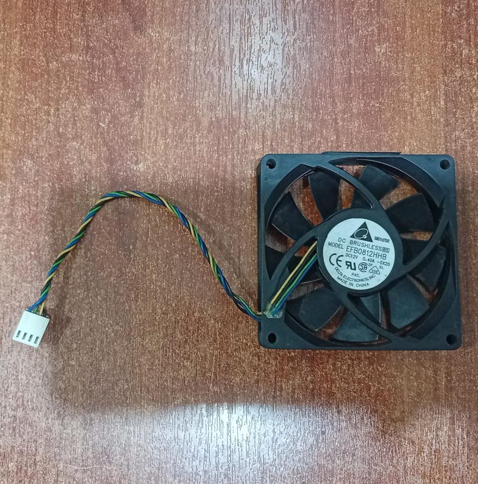 Ventilador Delta Electronics EFB0812HHB 12 V DC 0.40 A – 80×80×15 mm – Seminuevo - Image 3